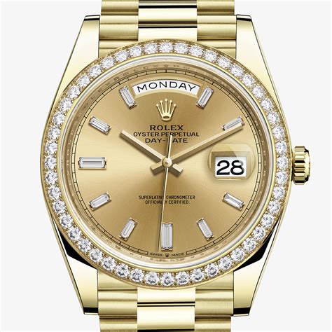 day date diamond rolex|rolex day date 40mm price.